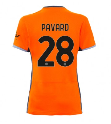 Inter Milan Benjamin Pavard #28 Tredje trøje Dame 2023-24 Kort ærmer